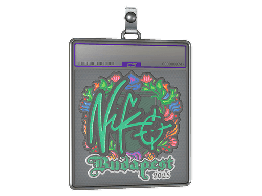 Sticker Slab | NiKo (Embroidered) | Budapest 2025