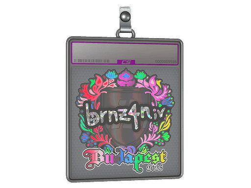 Sticker Slab | brnz4n (Holo) | Budapest 2025
