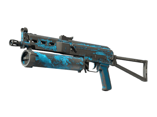 PP-Bizon | Blue Streak - Battle-Scarred