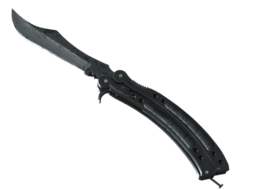 ★ Butterfly Knife | Damascus Steel - Battle-Scarred