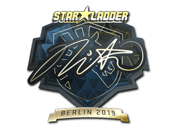 Sticker | nitr0 (Gold) | Berlin 2019