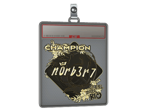 Sticker Slab | n0rb3r7 (Gold, Champion) | Rio 2022