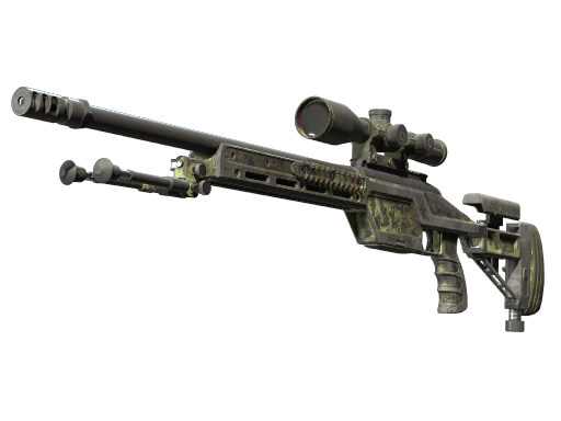 SSG 08 | Lichen Dashed - Battle-Scarred