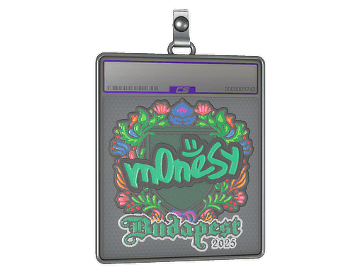 Sticker Slab | m0NESY (Embroidered) | Budapest 2025