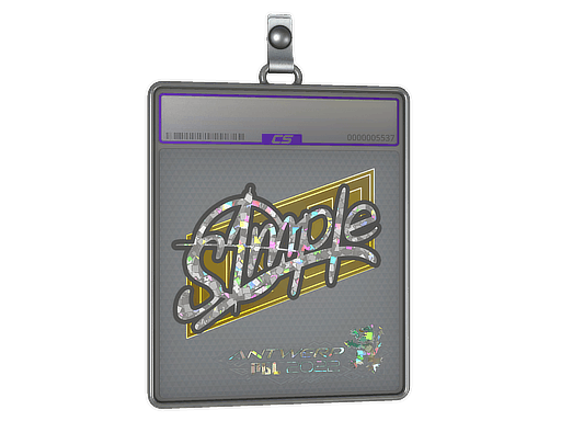 Sticker Slab | s1mple (Glitter) | Antwerp 2022