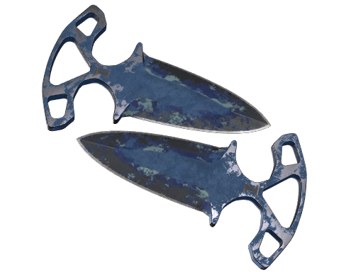 ★ Shadow Daggers | Bright Water - Battle-Scarred