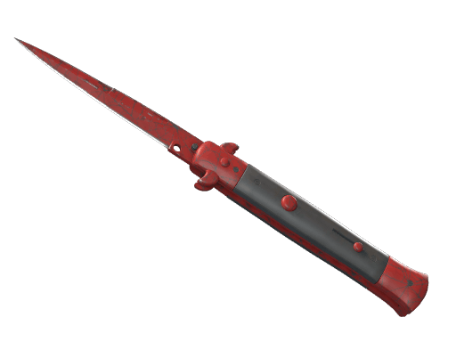 ★ StatTrak™ Stiletto Knife | Crimson Web - Field-Tested