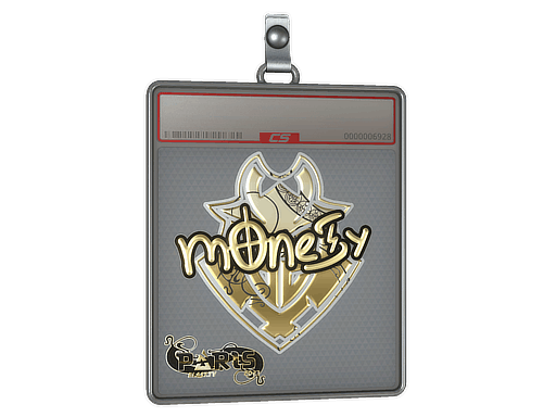 Sticker Slab | m0NESY (Gold) | Paris 2023