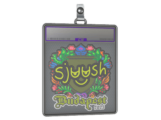 Sticker Slab | sjuush (Embroidered) | Budapest 2025