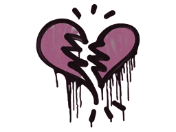 Sealed Graffiti | Broken Heart - Default