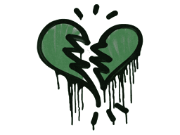 Sealed Graffiti | Broken Heart - Default