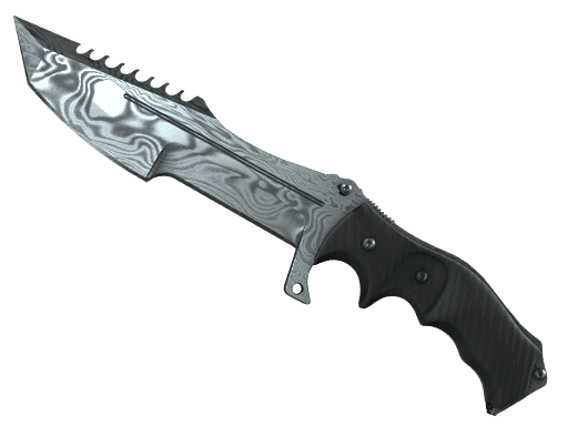 ★ Huntsman Knife | Damascus Steel - Battle-Scarred