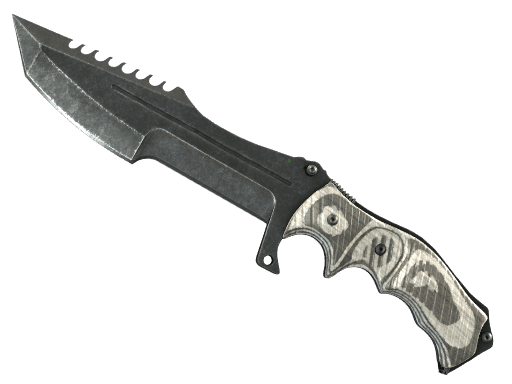 ★ StatTrak™ Huntsman Knife | Black Laminate - Field-Tested