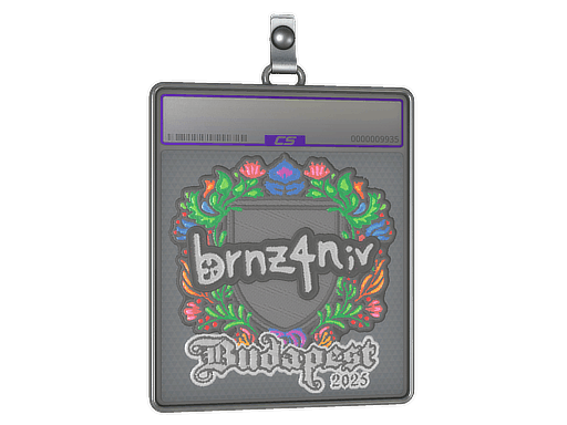Sticker Slab | brnz4n (Embroidered) | Budapest 2025