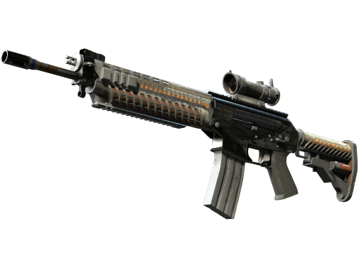 SG 553 | Aerial - Battle-Scarred