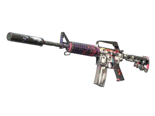 M4A1-S | Vaporwave - Battle-Scarred