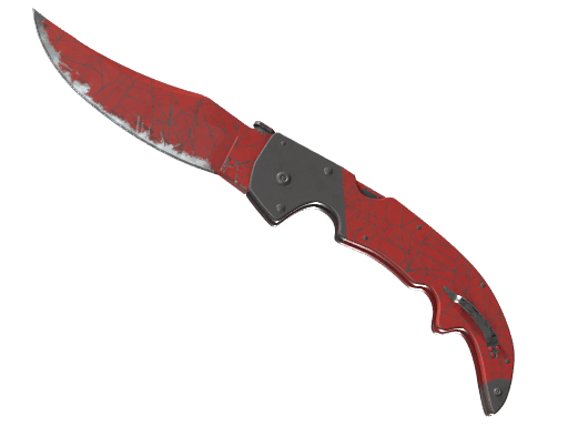 ★ StatTrak™ Falchion Knife | Crimson Web - Field-Tested