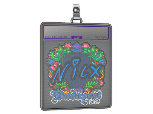 Sticker Slab | nicx (Embroidered) | Budapest 2025