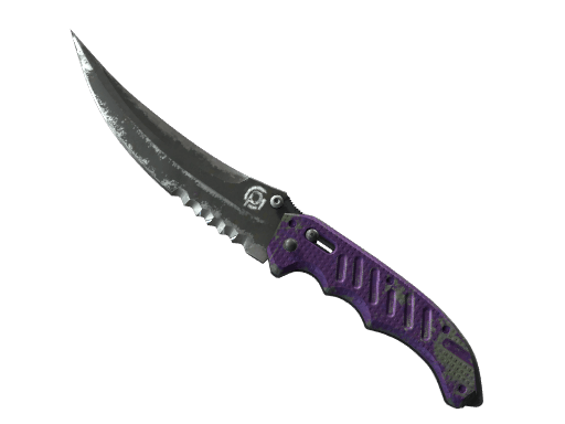 ★ Flip Knife | Ultraviolet - Battle-Scarred